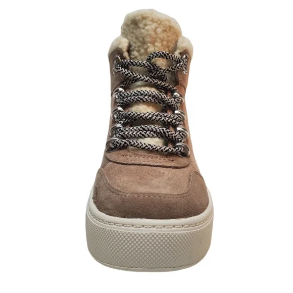 Marc FisherWomen's Summa Active Lace up Sneakers Suede Light Natural 5…